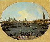 Maggiore Canvas Paintings - Venice Viewed from the San Giorgio Maggiore